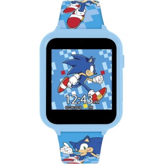 1 - Sonic digital watch blue LED SNC4055 rectangular silicone case