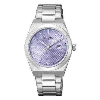 1 - Orologio solo tempo donna Vagary Timeless Lady viola IU3-118-95 cassa e bracciale acciaio