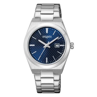 1 - Vagary Timeless Lady blue women's only time watch IU3-118-77 steel case and bracelet