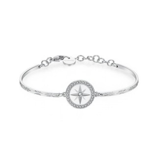 1 - BHK266 Brosway bracelet in 316L steel and Swarovski crystals with wind rose Chakra collection