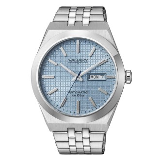 1 - Vagary G.Matic 101 light blue automatic men's watch IX3-513-71 steel case and bracelet