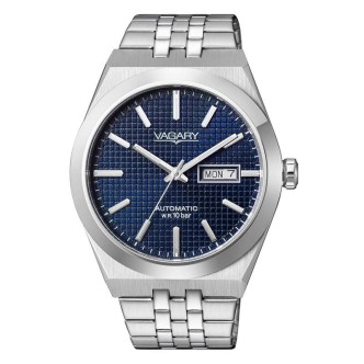 1 - Vagary G.Matic 101 blue automatic men's watch IX3-513-73 steel case and bracelet