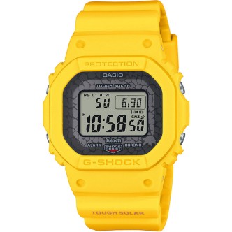 1 - Casio G-Shock men's watch yellow GW-B5600CD-9ER Charles Darwin Foundation resin case and bracelet