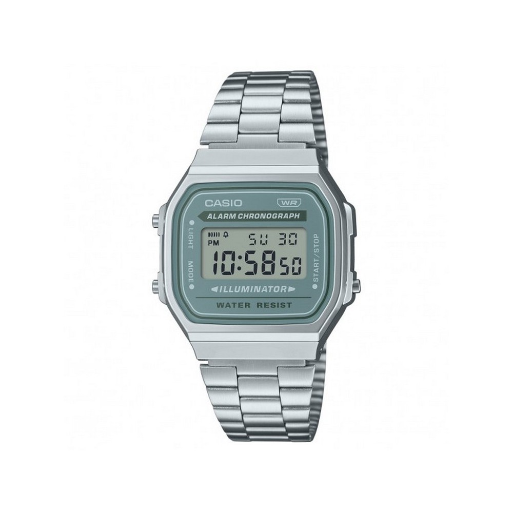 1 - Orologio unisex digitale Casio Collection Vintage A168WA-3AYES cassa e cinturino in resina