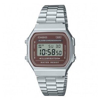 1 - Casio Collection Vintage digital unisex watch A168WA-5AYES resin case and strap