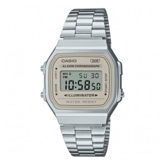 1 - Casio Collection Vintage digital unisex watch A168WA-8AYES resin case and strap