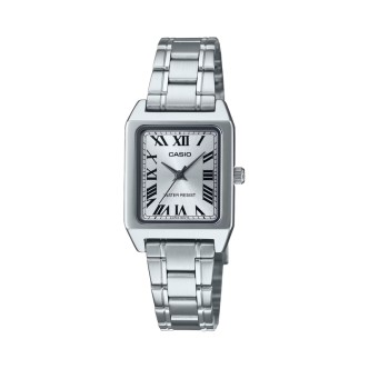 1 - Casio Timeless Standard women's watch gray LTP-B150D-7BEF steel case and bracelet