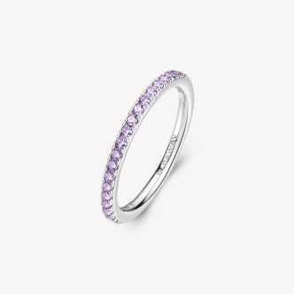 1 - Anello donna Brosway Fancy Argento 925 con zirconi viola FMP70D mis. 16