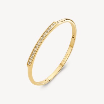 1 - Brosway WITHYOU women's rigid bracelet, golden 316L steel BWY57