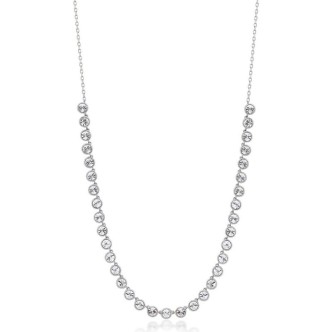 1 - Brosway Symphonia women's necklace in 316L steel with white crystals BYM156