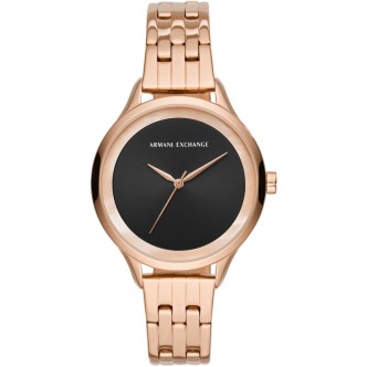 1 - Orologio Emporio Armani acciaio solo tempo donna analogico cinturino in acciaio AX5606 Harper