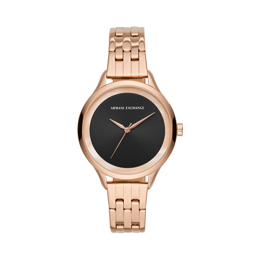 1 - Orologio Emporio Armani acciaio solo tempo donna analogico cinturino in acciaio AX5606 Harper