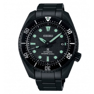 1 - Seiko Night Vision Limited Edition automatic men's watch, black SPB433J1 titanium-coated steel