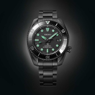 1 - Orologio uomo automatico Seiko Night Vision Edizione Limitata nero SPB433J1 acciaio rivestito in titanio