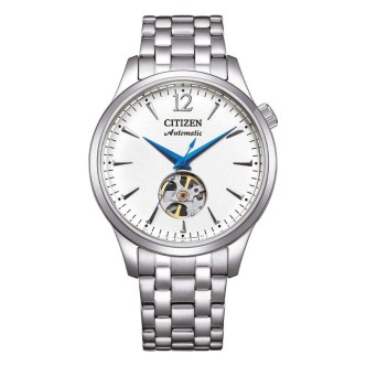 1 - Citizen NH9131-73A automatic men's watch with white steel background