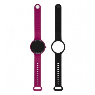 1 - Hip Hop Cherry Jam red unisex smartwatch HWU1196 double silicone strap