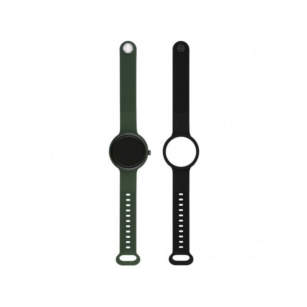 1 - Smartwatch unisex Hip Hop Jungle Green HWU1198 doppio cinturino in silicone