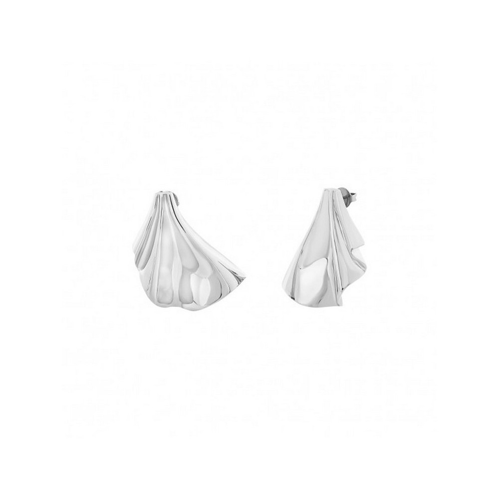 1 - Breil women's earrings Plissè fan TJ3551 mirrored 316L steel