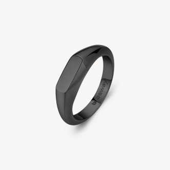 1 - Brosway Forge black men's ring BGF32B 316L steel.