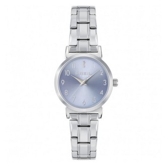 1 - Breil Bella EW0687 women's only time watch in steel with light blue background