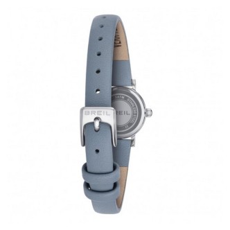 1 - Breil Darling EW0702 women's only time watch, gray background, leather strap