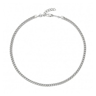 1 - Breil Bock Chain men's necklace TJ3534 steel chain links