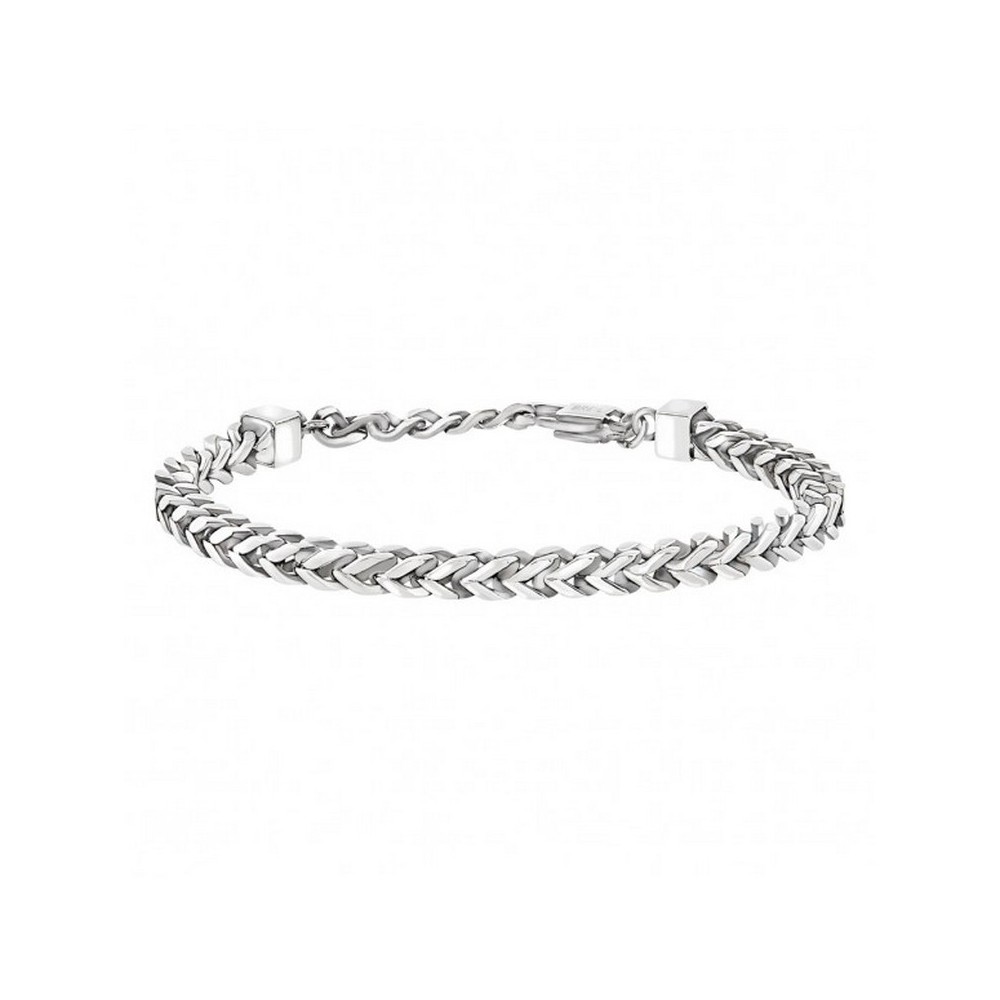 1 - Breil Block Chain men's bracelet TJ3535 steel chain links