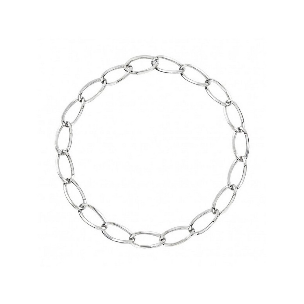 1 - Collana cerchi donna Breil Hoop TJ3522 acciaio 316L satinato