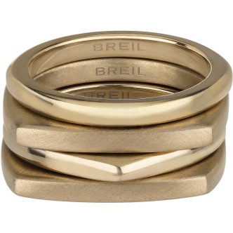 1 - Breil Tetra women's ring in satin steel tj3024