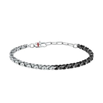 1 - Sector Basic SZS95 steel men's bracelet with two-tone chain links