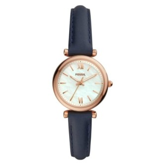 1 - Watch Fossil woman only time analog leather strap ES4502 Carlie