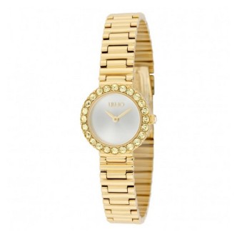 1 - Women's only time watch Liu Jo Fashion Poising golden TLJ2235 steel with crystals