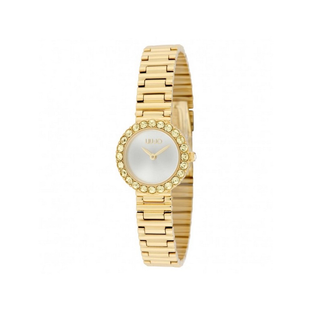 1 - Orologio donna solo tempo Liu Jo Fashion Poising dorato TLJ2235 acciaio con cristalli