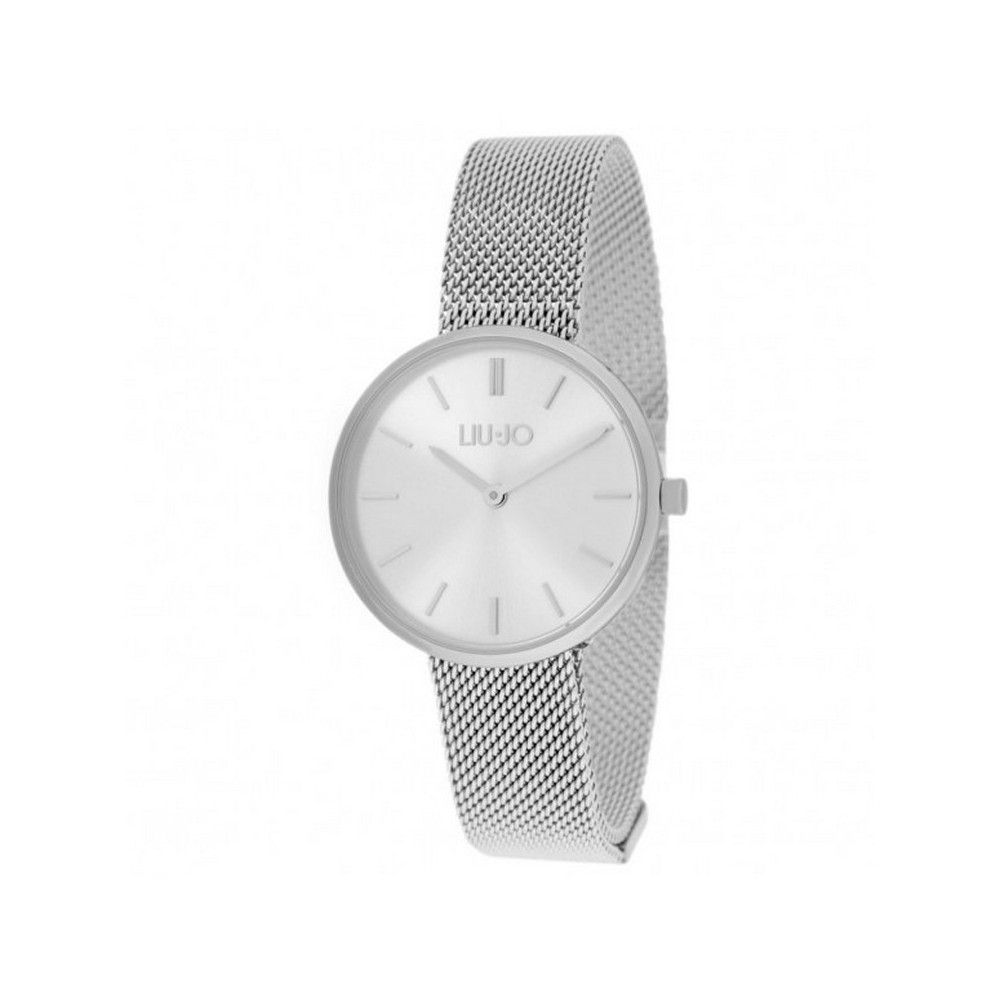 1 - Orologio donna solo tempo Liu Jo Story Silver fondo grigio TLJ2274 acciaio Maglia Milano