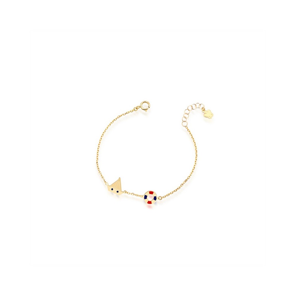 1 - Roberto Giannotti Yellow Gold Children's Boat Bracelet NKT390