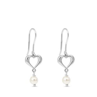 1 - Stroili women's pendant earrings in 925 silver with pearls 1683937