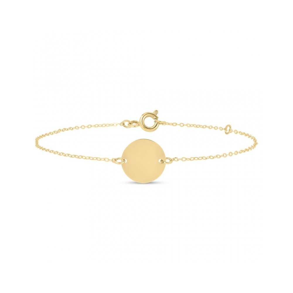 1 - 9Kt Yellow Gold circle child bracelet Stroili Mon Petit 1428363