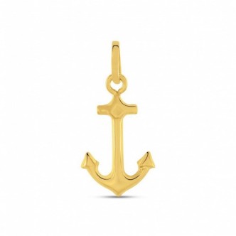 1 - Woman anchor pendant in 9Kt yellow gold Stroili Poeme 1410286