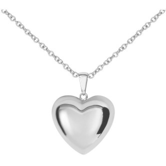 1 - Stroili Lady Code women's rounded heart necklace in steel 1691132