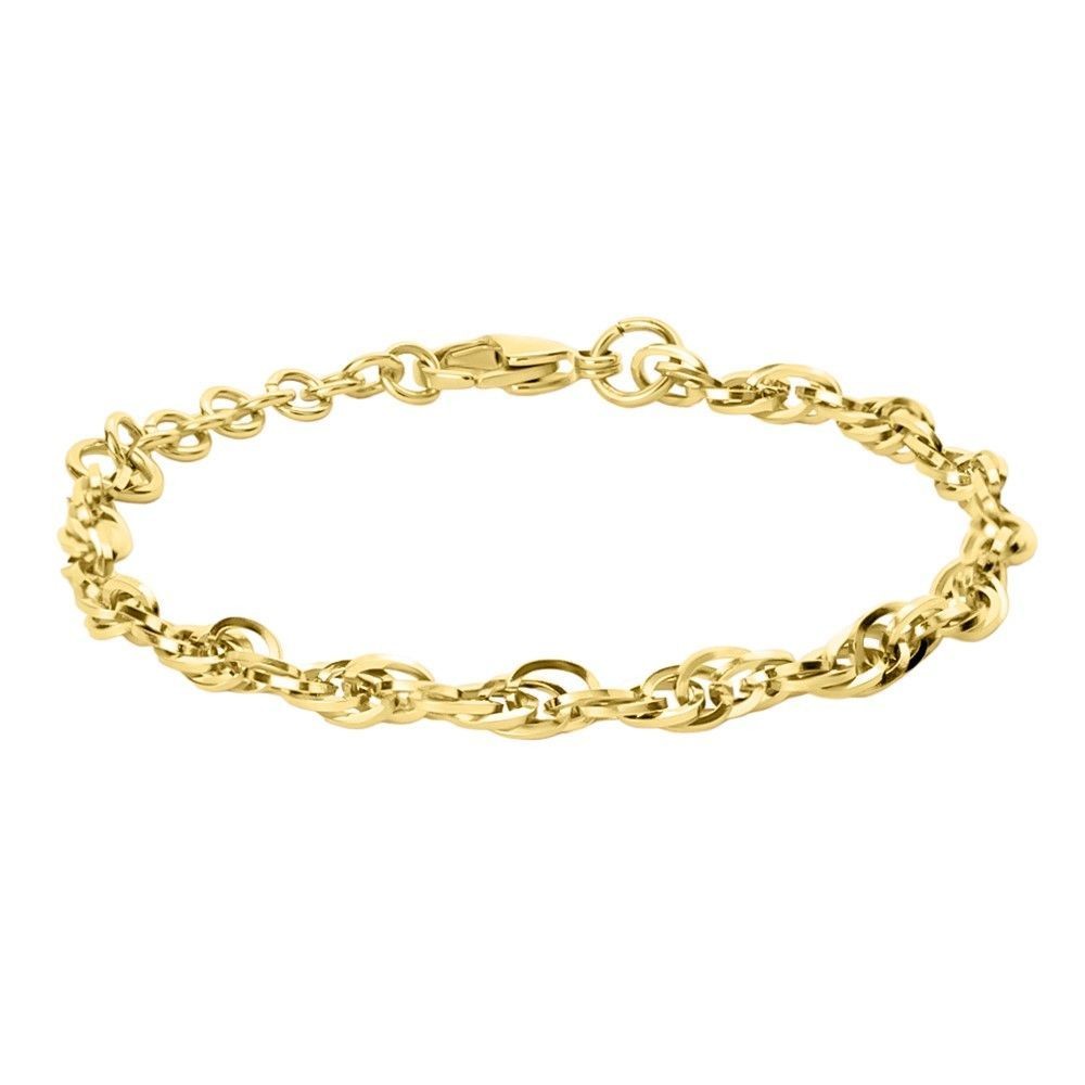 1 - Singapore Stroili Lady Code steel bracelet for women in gold 1691402