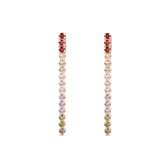 1 - Stroili women's multicolor silver earrings with zircons 1686157