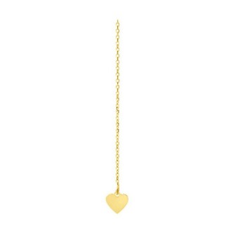 1 - Single heart earring for women in 9Kt yellow gold Stroili Beverly 1429148