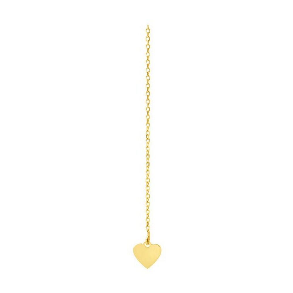 1 - Single heart earring for women in 9Kt yellow gold Stroili Beverly 1429148