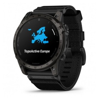 1 - Garmin Tactix 7X Amoled Edition black watch with tactical GPS 010-02931-01 double nylon and silicone strap