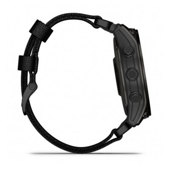 1 - Garmin Tactix 7X Amoled Edition black watch with tactical GPS 010-02931-01 double nylon and silicone strap