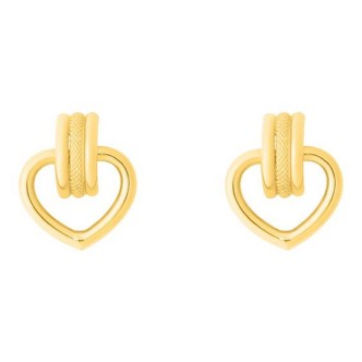 1 - Orecchini donna cuore Oro Giallo 9Kt Stroili Isabelle 1429440