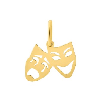 1 - Women's masks pendant in 9Kt yellow gold Stroili Poeme 1432058