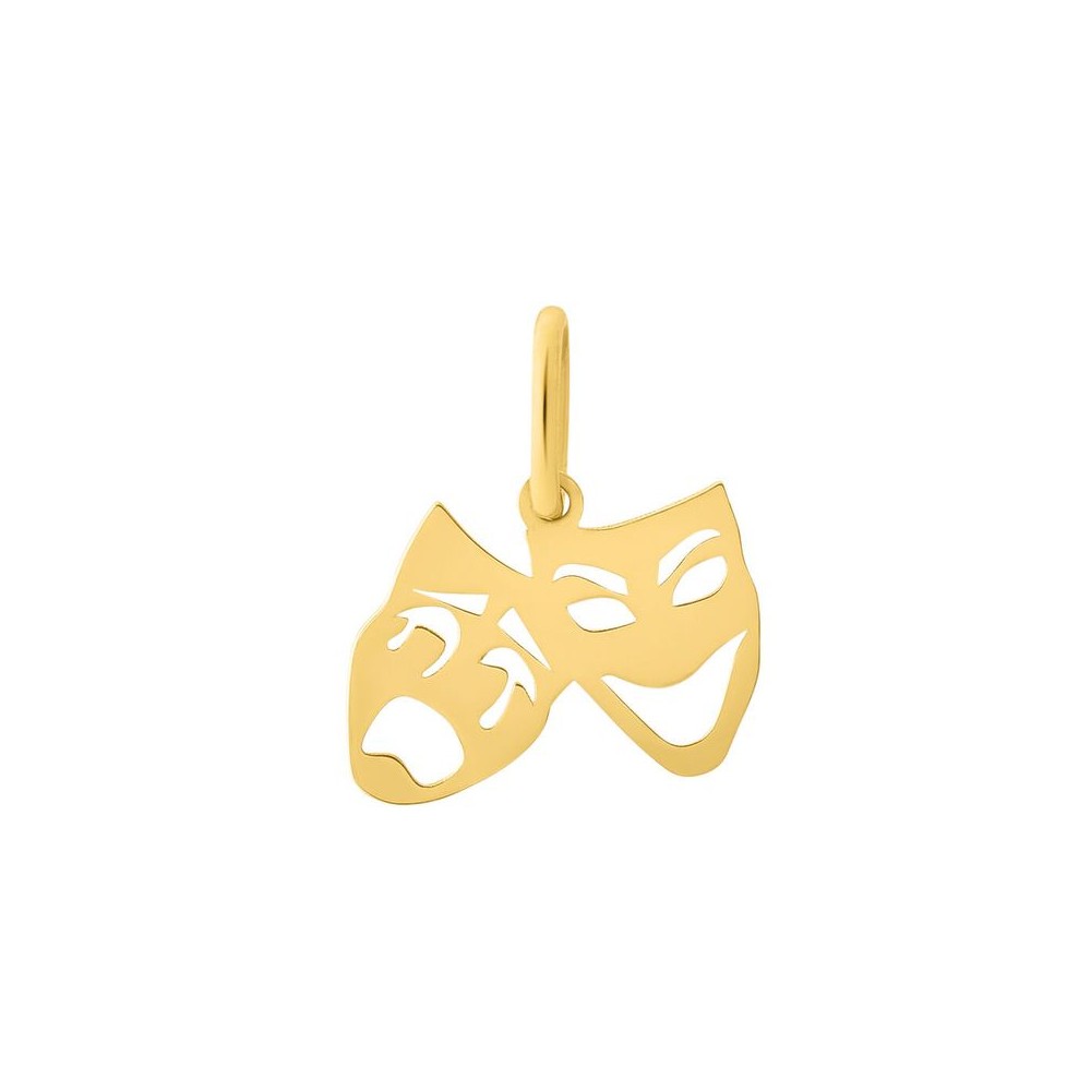 1 - Women's masks pendant in 9Kt yellow gold Stroili Poeme 1432058