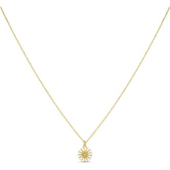 1 - Women's daisy necklace in gold-coloured 925 silver Stroili 1686593