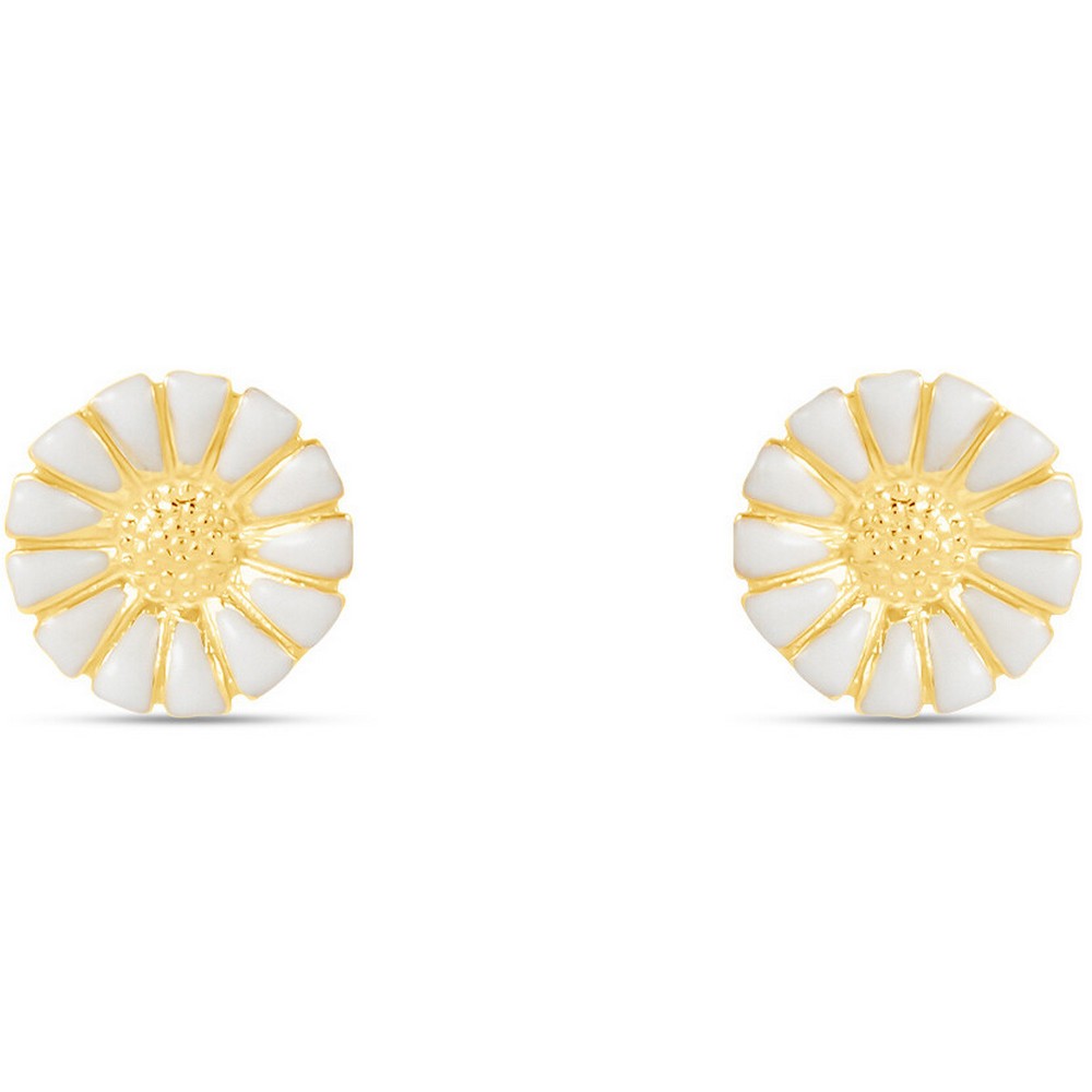 1 - Women's daisy earrings in gold-plated 925 silver Stroili 1686614